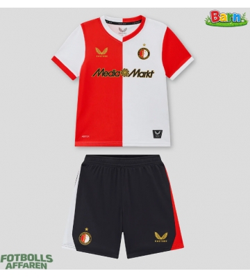 Feyenoord Hemmaställ Barn 2025-26 Kortärmad (+ Korta byxor)